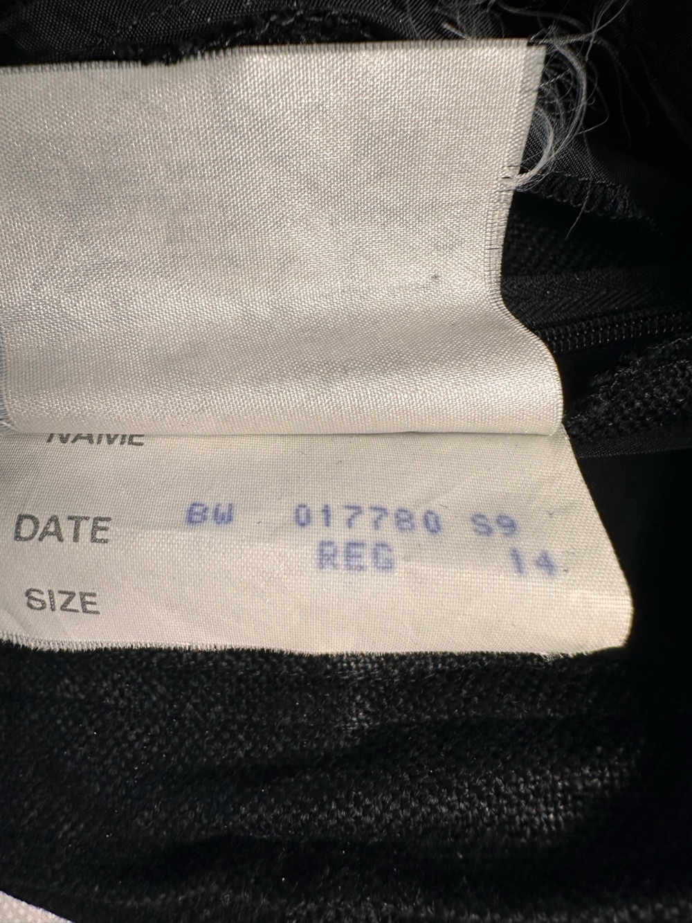 Vintage 1999 Aquascutum of London Black Linen Blend Pencil Skirt S:14 England - Picture 6 of 11